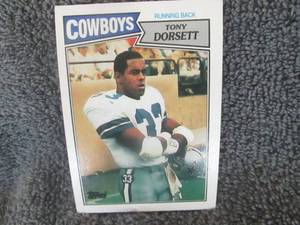 lot 6 image: 50 Tony Dorsett Cards...