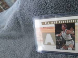 lot 29 image: Bill Walton Upper Deck Jersey Card...