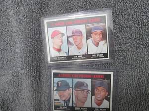 lot 38 image: 1967 Jim Kaat Topps Cards...