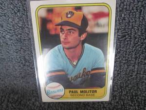 lot 54 image: 50 Paul Molitor Cards...