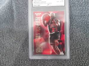 lot 67 image: 1996 Fleer Michael Jordan Graded 8...