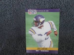 lot 97 image: 30 Cris Carter Cards...