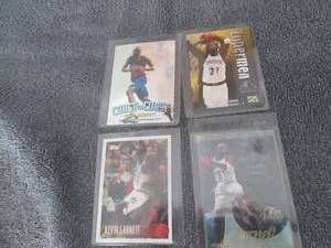 lot 104 image: Kevin Garnett Cards...