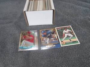 lot 110 image: Box of Baseball Rookie Cards...