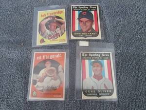 lot 125 image: 5 1959 Topps Cards...
