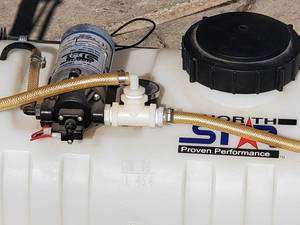 lot 8 image: Pull Behind Electric Sprayer by  North Star