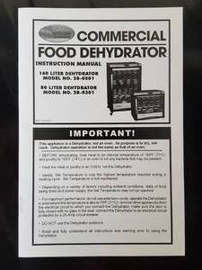 lot 26 image: Commercial Grade Food Dehydrator from Cabelas