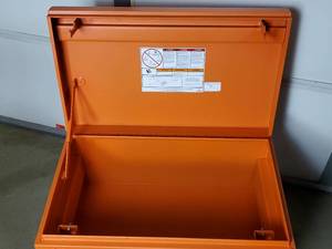 lot 32 image: On-Site Tool Storage Chest by Ridgid New In Box