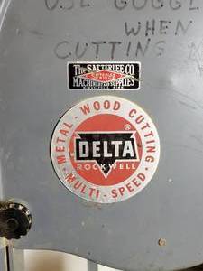 lot 34 image: Heavy Duty Band Saw by DeltaRockwell