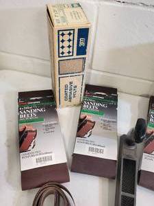 lot 103 image: Assorted Grits Sanding Belts Lot