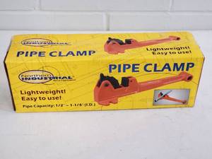 lot 154 image: New in Box Light Weight Easy to Use Pipe Clamp