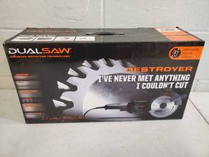 lot 167 image: New in Box CS 650 Destroyer Dual Saw Counter Rotating Technology