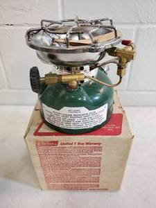 lot 197 image: New in Box Coleman One Burner Sportser Stove