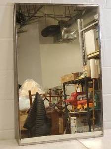 lot 211 image: Vintage Shop Mirror