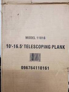 lot 222 image: (1) Aluminum Telescoping Scaffolding Plank