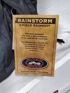 lot 228 image: Mens Motorcycle Rain Suit size XXXL