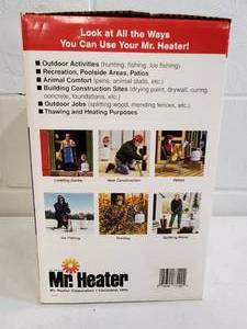 lot 147 image: Brand New in Box Mr Heater Propane Cylinder Not Included