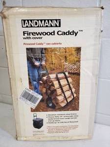 lot 149 image: Firewood Caddy with Cover by Landman