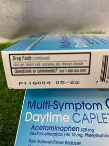 48 Count Multi Cold Symptom Relief (exp 052022)