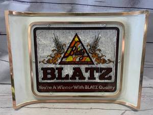 lot 2 image: AntiqueBlatzsSign 12X 16
