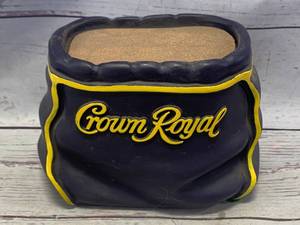 lot 4 image: Crown Royal Ceramic Bottle Holder