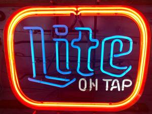 lot 23 image: LiteOnTap Neon Sign 16 x21 NoShipping