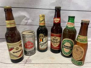 lot 78 image: Lotof6 Vintage Beer Bottles(no ship)
