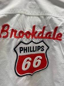 lot 90 image: 1960sor70s Brookdale Phillips 66 Gas Station Shirt (From Moorhead MN)