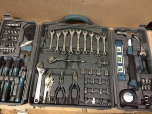 38 in. Drive SAE and Metric Home Tool Kit Set (137-Piece) by Anvil Customer Returns Open Box See Pictures