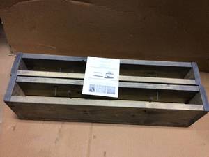 Artisan Haute 24 in. Gray Floating Shelves (Set of 2) by Del Hutson Designs Customer Returns Open Box See Pictures