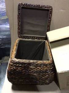 Espresso Large Brown Storage Trunk in good condition