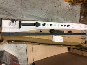 5 ft.60 in. Black Sliding Barn Door Track and Hardware Kit with I-Shape Hanger For Single Door Customer Returns Open Box See Pictures