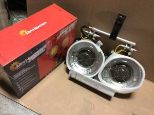 30,000 BTU Radiant Double Tank Top Propane Heater by Mr. Heater Customer Returns Open Box See Pictures