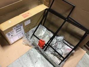 Gardner Industrial Bar Cart Customer Returns Open Box See Pictures