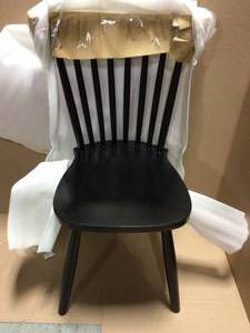Amble Black Dining Side Chair by MODWAY in good condition