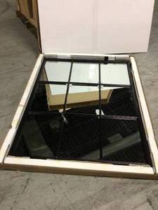 Large Rectangle Black Contemporary Mirror (48 in. H x 36 in. W) in good condition