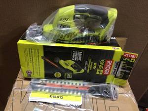 ONE 18-Volt Lithium-Ion Cordless Battery Grass Shear and Shrubber Trimmer (Tool Only) by RYOBI Customer Returns Open Box See Pictures