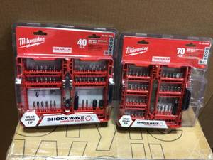 Shockwave Impact Duty Driver Bit Set (40-Piece) by Milwaukee Customer Returns Open Box See Pictures