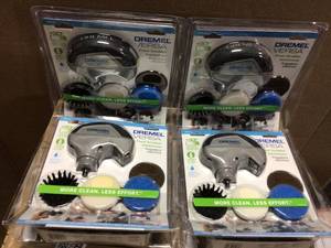 Versa 4-Volt Cordless Lithium-Ion Power Scrubber Cleaning Tool by Dremel&nbsp&nbspCustomer Returns Open Box See Pictures