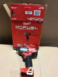 MILWAUKEE 2860-20 M18 FUEL MID-TORQUE 12 PIN DETENT IMPACT WRENCH BARE TOOL&nbsp&nbspCustomer Returns Open Box See Pictures