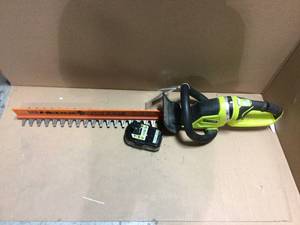 ONE 22 in. 18-Volt Lithium-Ion Cordless Battery Hedge Trimmer (Tool Only) by RYOBI&nbsp&nbspCustomer Returns Open Box See Pictures