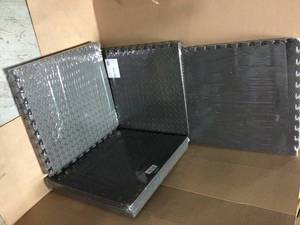 Gray 24 in. x 24 in. x 0.47 Foam Interlocking GymGrage Flooring (24 sq. ft.) (6-Pack) by TrafficMaster&nbsp&nbspCustomer Returns Open Box See Pictures
