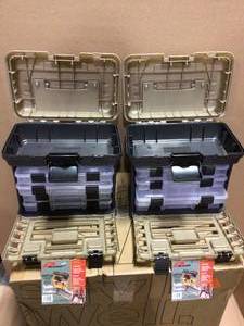 Stow N Go 37-Compartment Rack with 4 Small Parts Organizer by Plano&nbsp&nbspCustomer Returns Open Box See Pictures