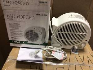 1500-Watt Electric Fan Forced Portable Heater&nbsp&nbspCustomer Returns Open Box See Pictures