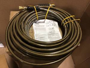 Monster Hose 38 in. x 100 x 4500 PSI Cold Water ReplacementExtension Hose&nbsp&nbspCustomer Returns Open Box See Pictures