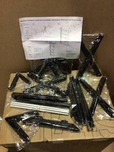 Mitsu Smoke Media Storage by Atlantic&nbsp&nbspCustomer Returns Open Box See Pictures