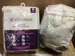 Polyester Vinyl Free King Ultimate Protection and Comfort Waterproof Bed Bug Antimicrobial Zippered Mattress Protector&nbsp&nbspCustomer Returns Open Box See Pictures