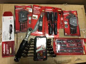 MIX LOT HUSKY TOOLS&nbsp&nbspCustomer Returns Open Box See Pictures&nbsp