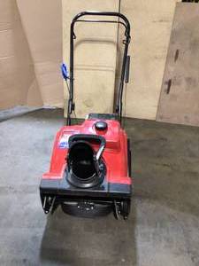 Toro Power Clear 518 ZE 18 in. Single-Stage Gas Snow Blower in working conditions