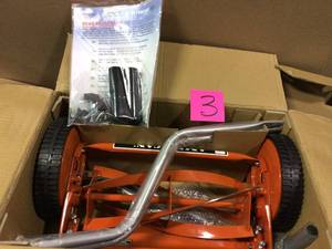 American Lawn Mower 1204-14 14-Inch 4-Blade Push Reel Lawn Mower&nbsp&nbspCustomer Returns Open Box See pictures